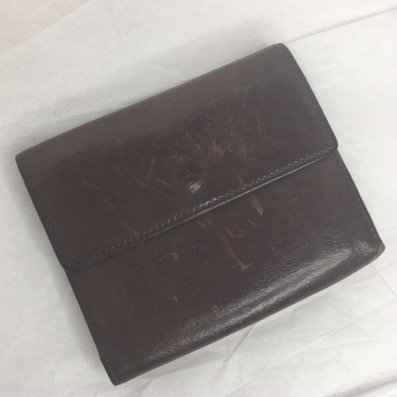 Vintage Oversized FIOCCHI Italy leather wallet - Picture 1 of 7